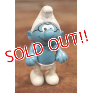 画像: ct-201101-56 Brainy Smurf / McDonald's 2002 Plastic Figure