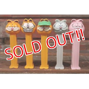 画像: ct-210401-52 Garfield / 1990's PEZ Dispenser Set of 5