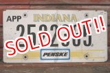 画像: dp-210401-36 PENSKE / License Plate "INDIANA"