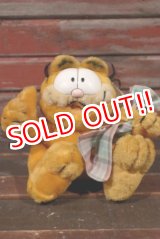 画像: ct-210501-20 Garfield / DAKIN 1980's Plush Doll "Handkerchief"