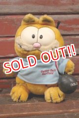 画像: ct-210501-17 Garfield / DAKIN 1980's Plush Doll "Bowling"