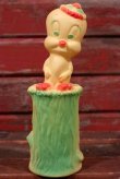 画像1: ct-210501-34 Tweety / 1960's Soaky Bottle Cover (Green)