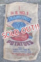 画像: dp-210401-66 DIANMOND POTATOES / Vintage Burlap Bag