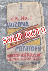 画像: dp-210401-66 ARIZONA EVERKRISP POTATOES / Vintage Burlap Bag