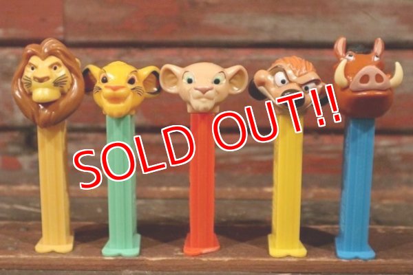 画像1: pz-130917-04 LION KING / PEZ Dispenser Set