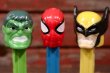 画像2: pz-130917-04 Spiderman,Hulk,Wolverine / PEZ Dispenser Set