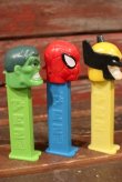 画像3: pz-130917-04 Spiderman,Hulk,Wolverine / PEZ Dispenser Set