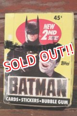 画像: ct-210601-06 BATMAN / Topps 1989 Trading Card Box 2ng Series