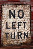 画像1: dp-210501-64 Road Sign / NO LEFT TURN