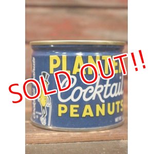 画像: dp-210601-32 PLANTERS / MR.PEANUT 1960's-1970's Cocktail Peanuts Tin Can