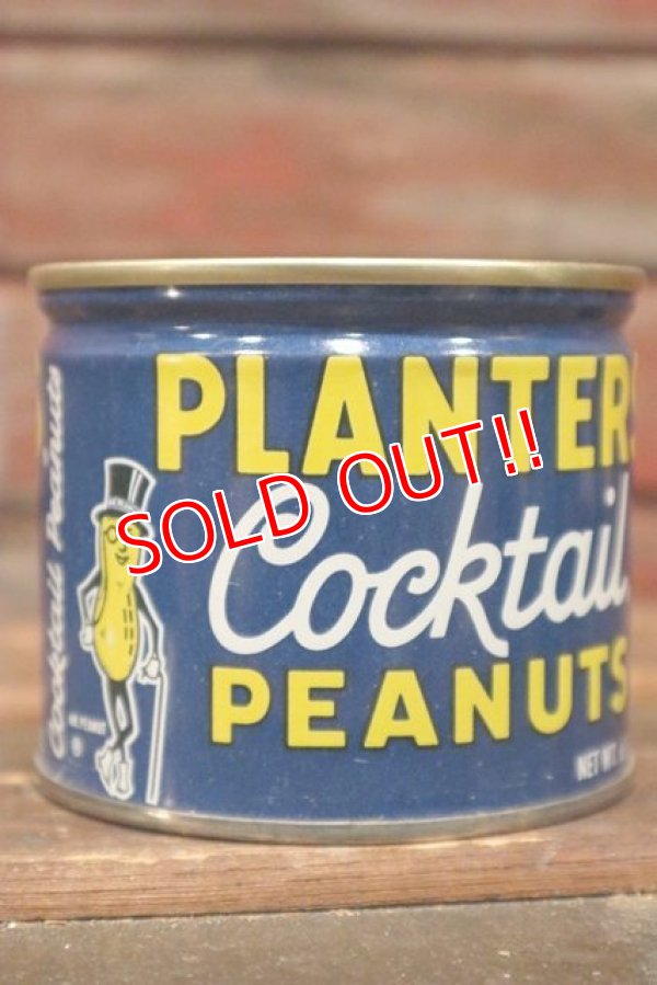 画像1: dp-210601-32 PLANTERS / MR.PEANUT 1960's-1970's Cocktail Peanuts Tin Can