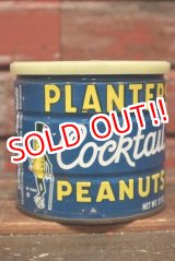 画像: dp-210601-33 PLANTERS / MR.PEANUT 1960's-1970's Cocktail Peanuts Tin Can