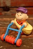 画像1: ct-140909-22 PEANUTS / McDonald's 1990 Meal Toy "Charlie Brown's Seed Bag 'N' Tiller"