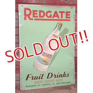 画像: dp-200610-05 REDGATE Fruit Drinks / 1950's Metal Sign