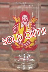 画像: gs-210701-20 McDonald's / 1970's Collector Series "Ronald McDonald" Glass