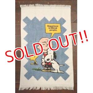 画像: ct-210801-21 Snoopy & Charlie Brown / Tastemaker 1970's Cotton Towel