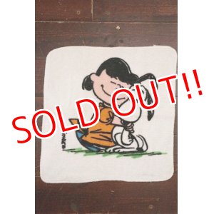 画像: ct-210801-15 Snoopy & Lucy / 1970's Hand Towel 