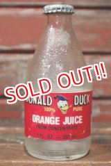 画像: ct-210701-72 Donald Duck / 1980's Orange Juice 7 FL.OZ. Bottle