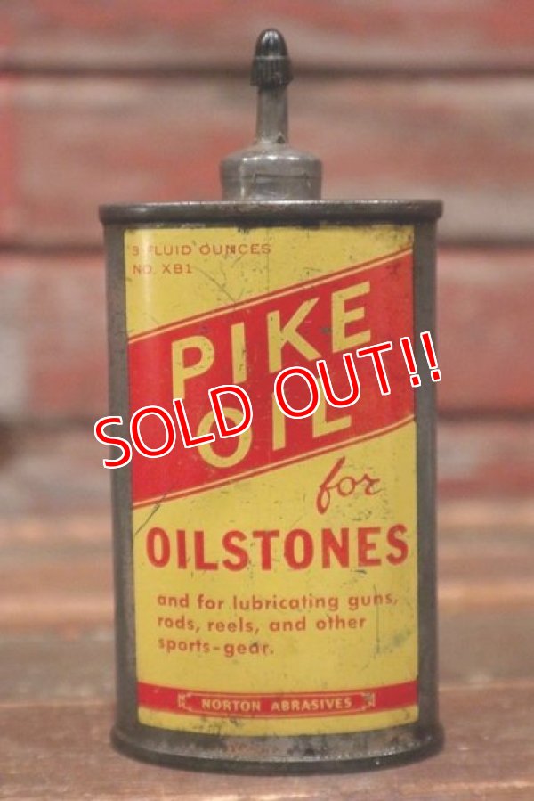 画像1: dp-210601-43 PIKE OIL for OILSTONES / Vintage Handy Can