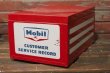 画像1: dp-210801-44 Mobil / 1950's-1960's Customer Service Record Box