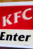 画像3: dp-210801-37 KFC / 1990's-2000's Store Sign "Enter"