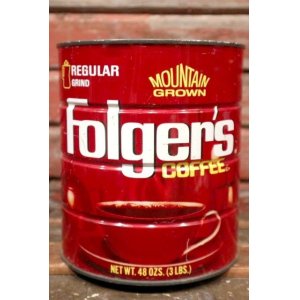 画像: dp-210801-25 Folger's Coffee / 48 OZS.(3LBS.) Tin Can