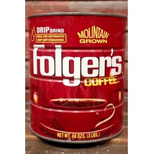 画像: dp-210801-24 Folger's Coffee / 48 OZS.(3LBS.) Tin Can