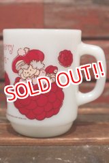 画像: ct-210301-56 Strawberry Shortcake / Raspberry Tart 1980's Anchor Hocking Mug