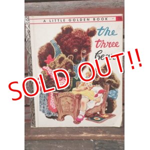 画像: ct-210901-43 a Little Golden Book / 1940's "The Three Bears" Picture Book