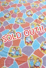 画像: ct-210801-60 Raggedy Ann & Andy / 1970's-1980's Flat Sheet (Twin size)