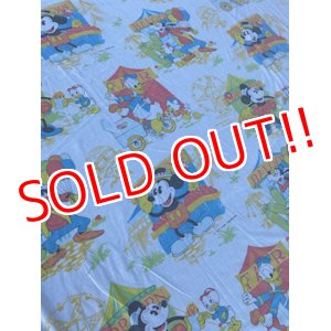 画像: ct-210801-58 Disney / 1970's Flat Sheet (Twin size)