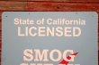 画像2: dp-211001-09 State of California LICENSED SMOG CHECK TEST & REPAIR Sign