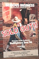 画像: dp-211001-48 Wrangler / Bullfighter's Tour '86 Poster