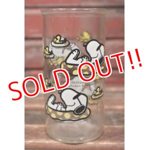 画像: ct-211101-67 KRAFT / PEANUTS 1980's Jelly Glass "Joe Cool & Woodstock"