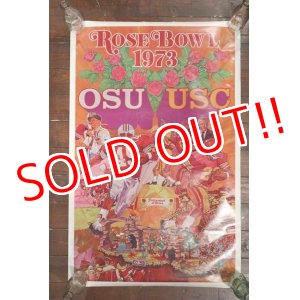 画像: dp-200301-21 ROSE BOWL / OSU×USC 1973 Poster