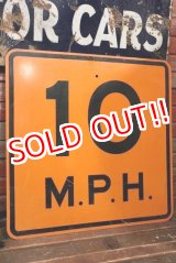 画像: dp-211110-59 Road Sign "10 M.P.H"