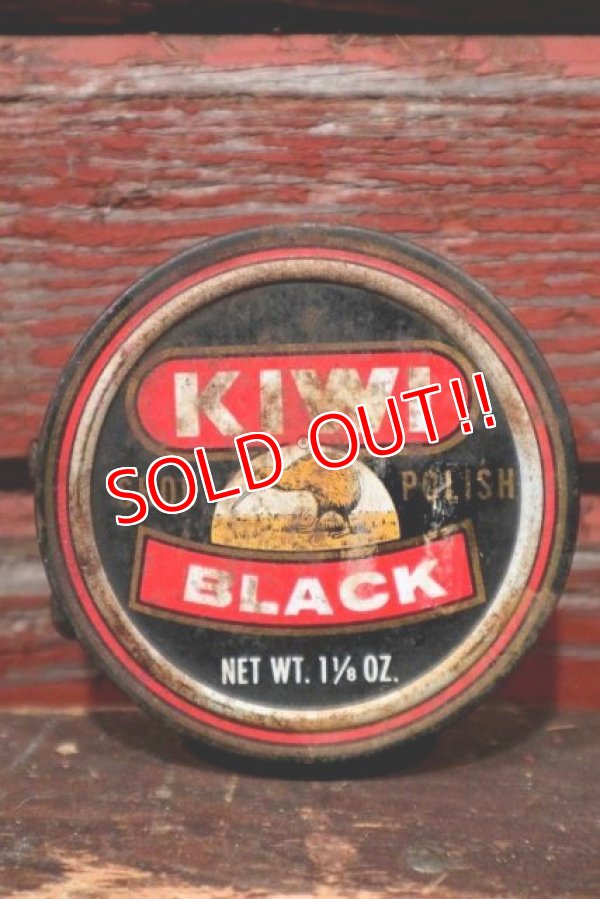 画像1: dp-210901-69 KIWI / 1970's〜SHOE POLISH "BLACK" Can