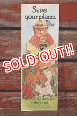 画像: ct-150217-08 Smokey Bear / 1980's Bookmark