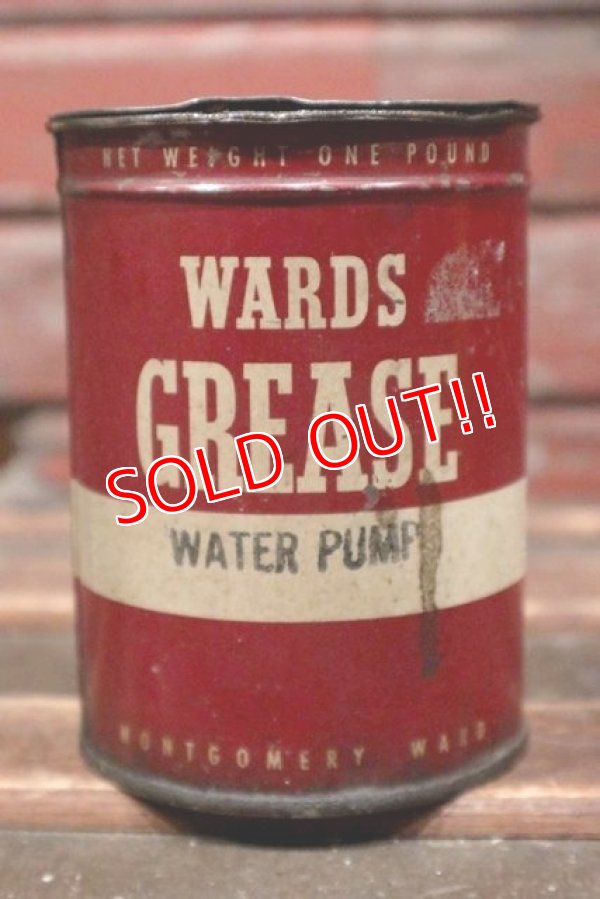 画像1: dp-211201-17 MONTGOMERY WARD / WARDS GREASE Vintage Can