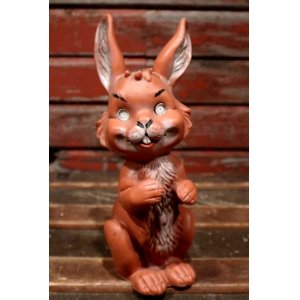 画像: ct-211101-60 【JUNK】Unknown / Vintage Rabbit Ruuber Doll