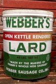 画像4: dp-220101-09 WEBBER'S LARD ・Vintage Tin Can