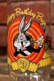 画像2: gs-200901-03 Bugs Bunny / 1990's "Happy Birthday Bugs!" Glass