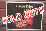 画像: dp-220201-35 McDonald's / 1975 Large Fries Sign