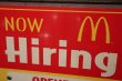 画像2: dp-220201-37 McDonald's / NOW Hiring Sign