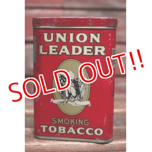 画像: dp-220201-17 UNION LEADER SMOKING TOBACCO / Vintage Tin Can