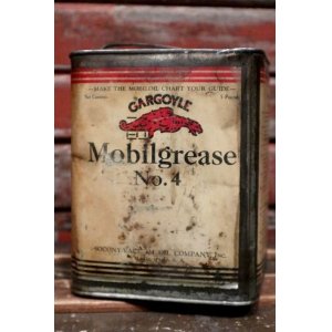 画像: dp-220301-82 Mobil GARGOYLE / Mobilgrease 1930's 5 Pounds Can