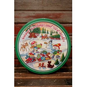 画像: ct-220301-29 Keebler / 1990 Holiday Cookie Can