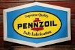 画像1: dp-220301-10 PENNZOIL / 1970's〜Plastic Sign