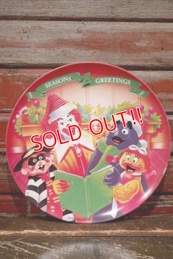 画像1: ct-220301-05 McDonald's / 1995 Collectors Plate "Seasons Greeting"