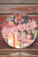 画像: ct-220301-05 McDonald's / 1996 Collectors Plate "Ronald & Monkey"